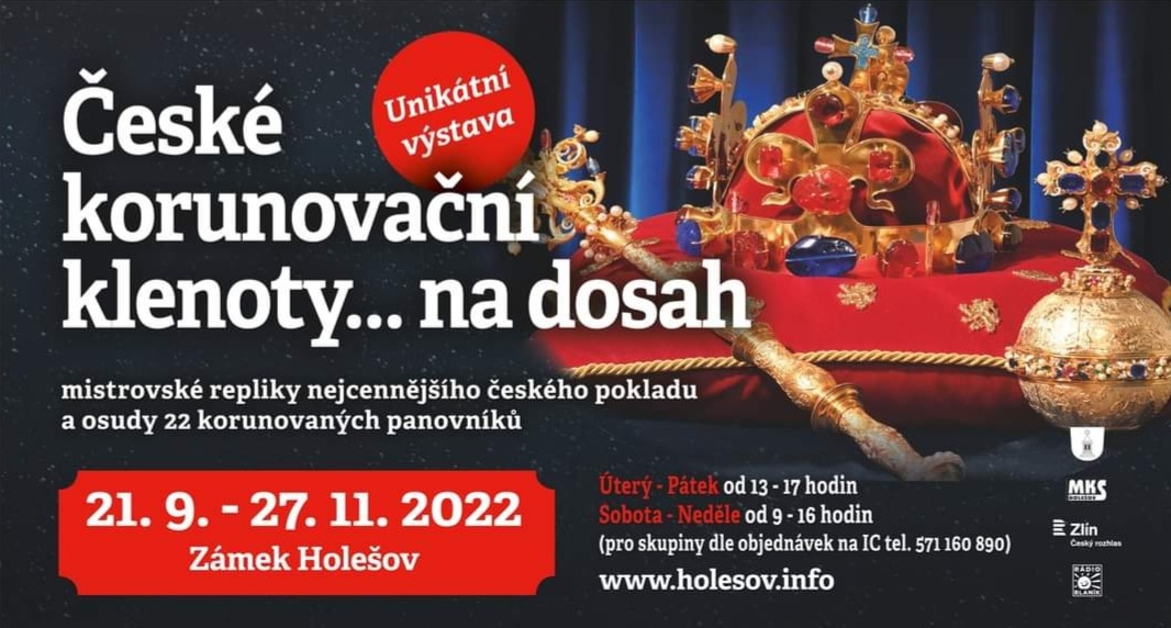 8. 11. 2022 - České korunovační klenoty - výstava v Holešově 